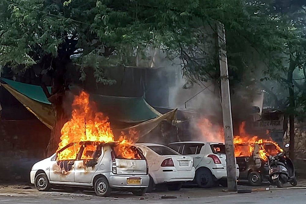 | Photo: PTI : Violence after student stabbed by classmate